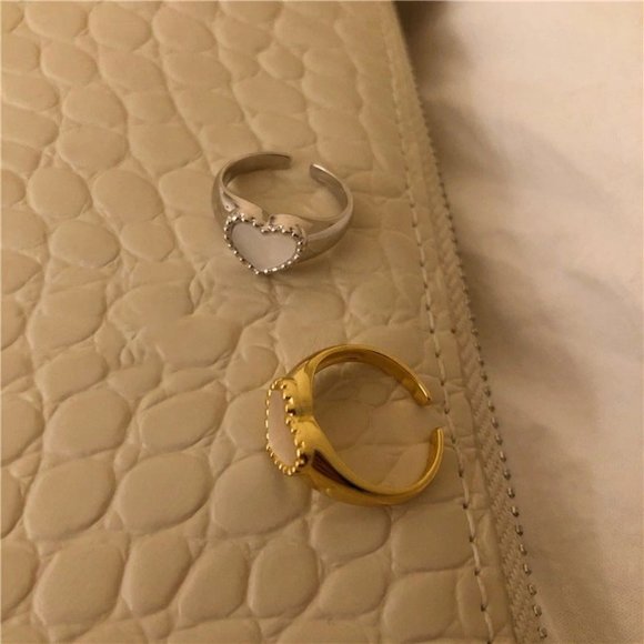 *NEW 925 Sterling Silver Heart Adjustable Ring - Picture 7 of 9